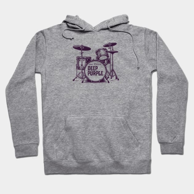 Ian Paice Deep Purple, early Hoodie by Ken Savana